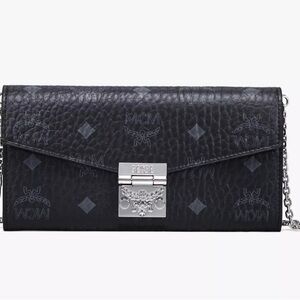 MCM TRACY CROSSBODY WALLET IN VISETOS